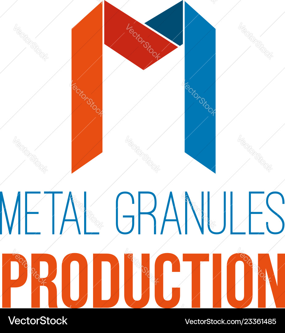 Metal production icon vector image