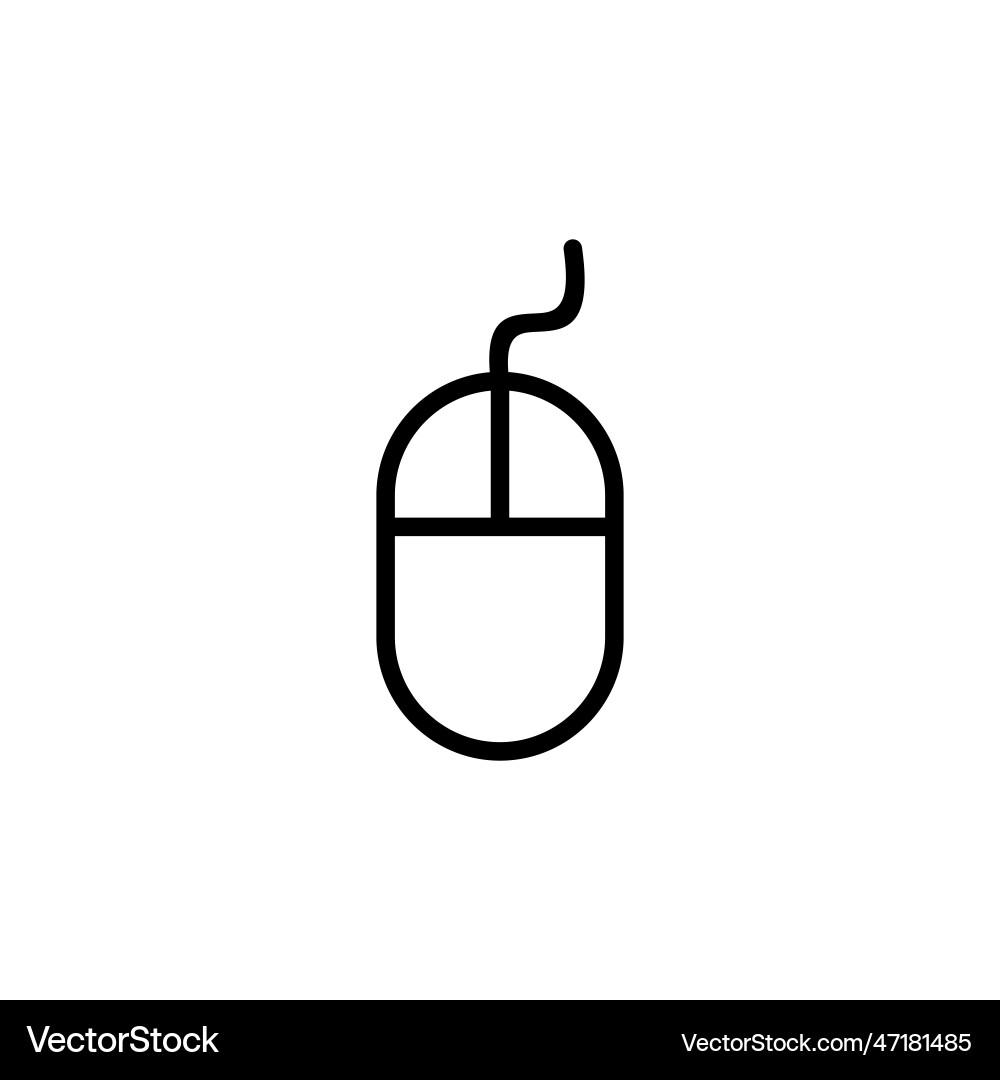 Mouse icon click pointer Mouse icon click pointer vector image