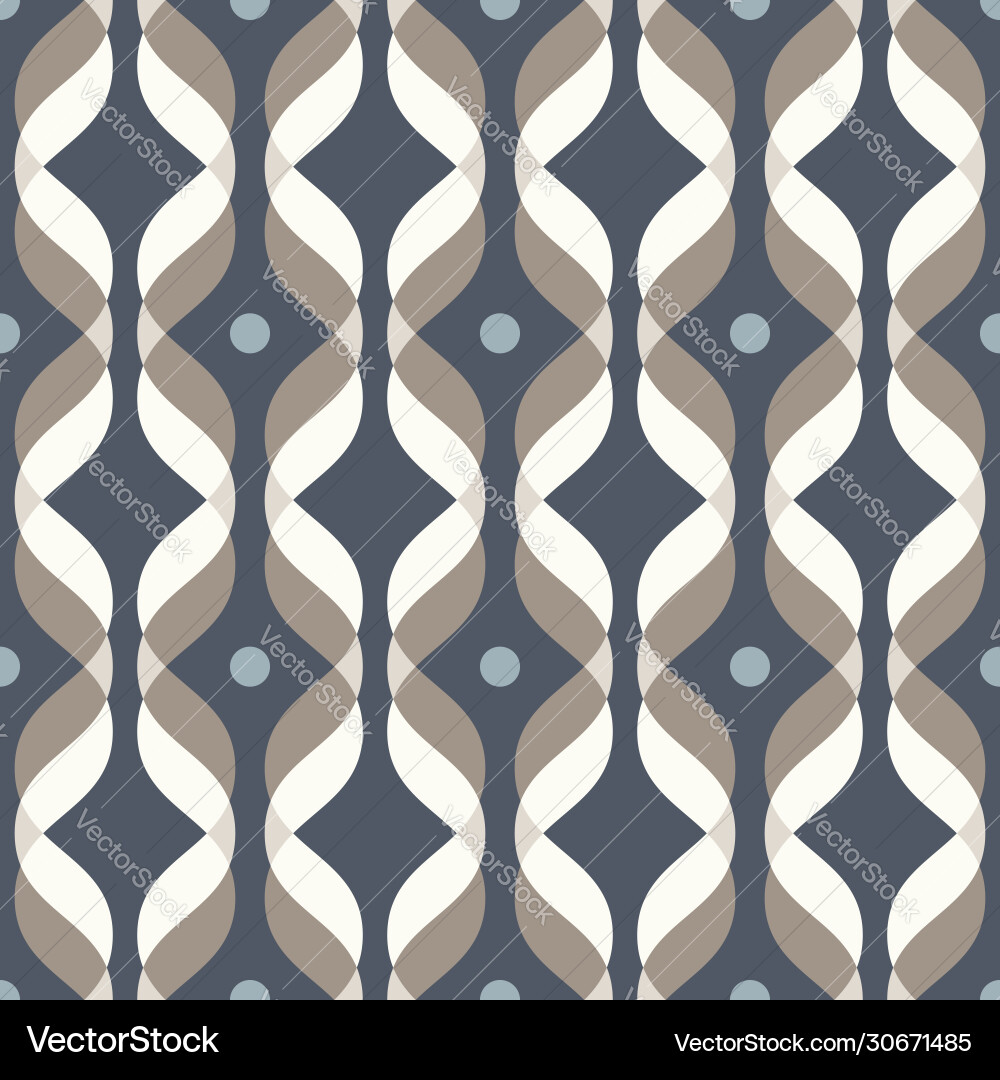 Ogee Curved Pattern - Retro Wave Vector Image