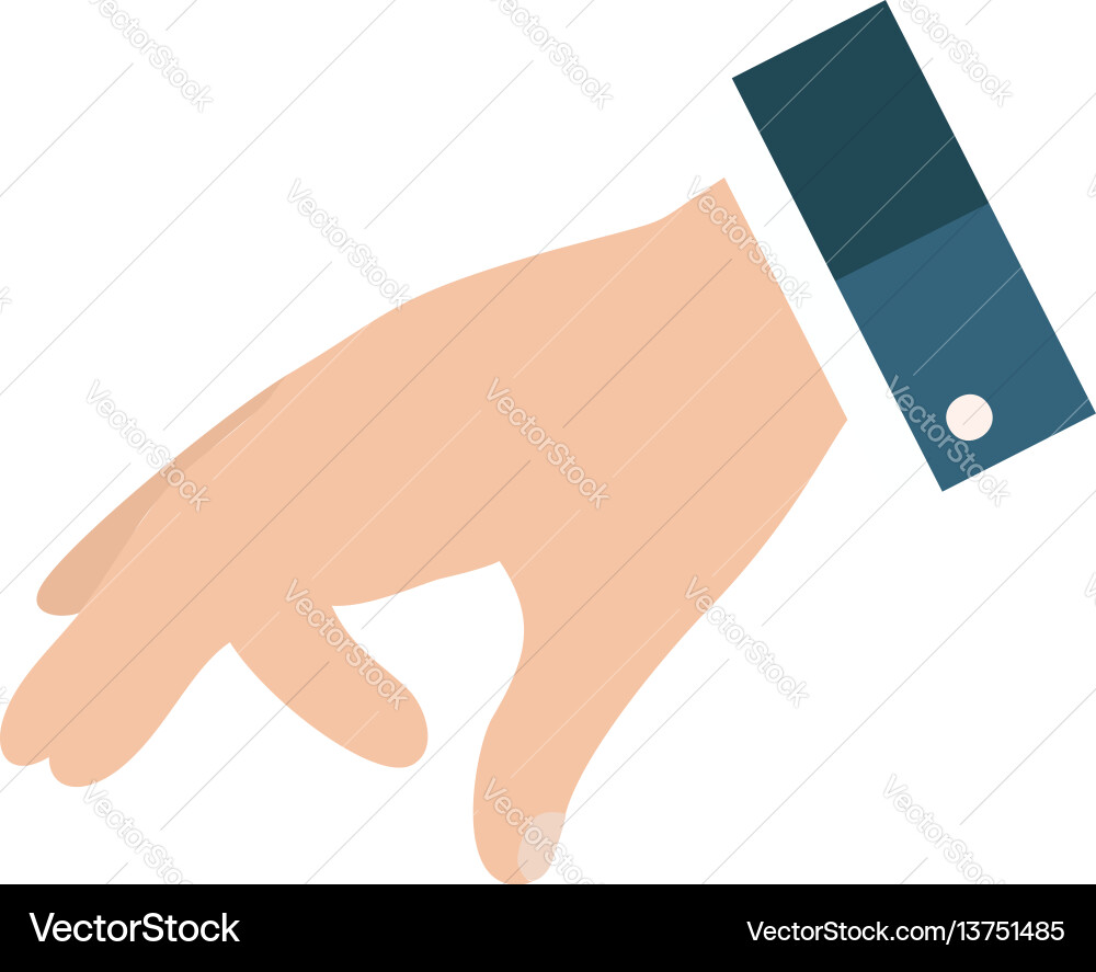 Open empty hands showing different gestures Open empty hands showing different gestures vector image