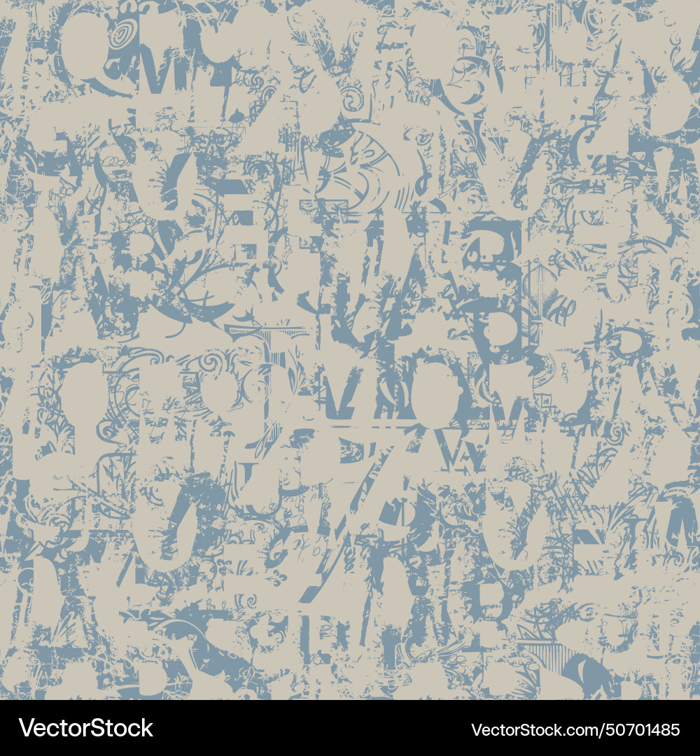 Seamless pattern with alphabet letters Seamless pattern with alphabet letters Vector Image