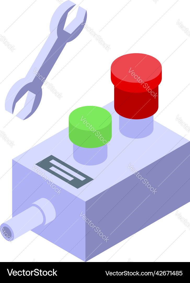 Software icon isometric program process Software icon isometric program process vector image