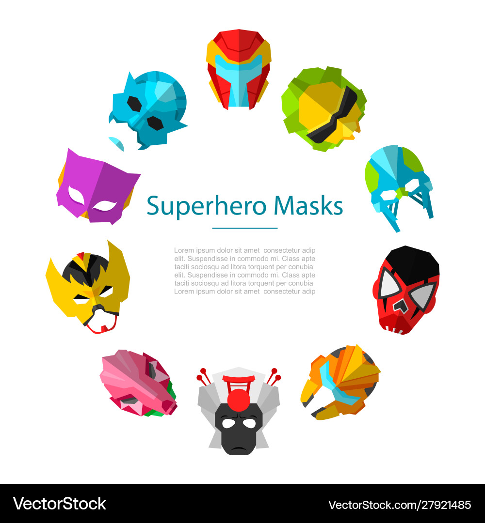 Star wars alien masks circle frame Star wars alien masks circle frame vector image