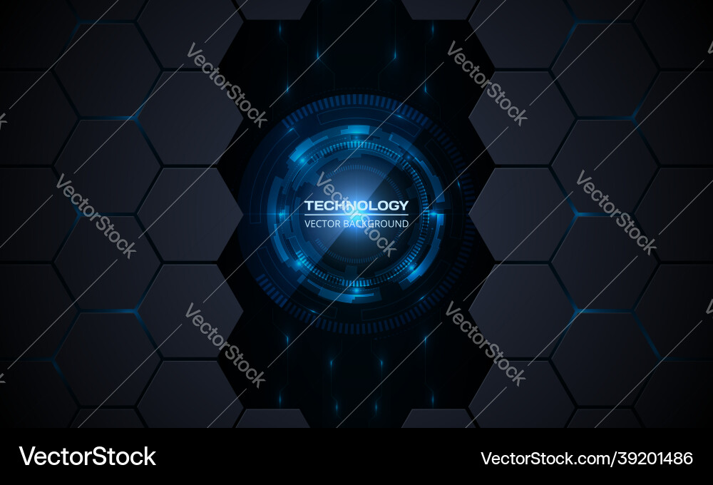 Abstract Tech Innovation Background vector image