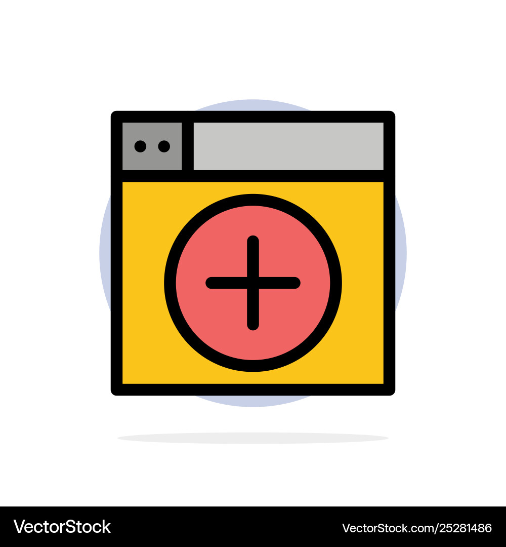 Add window new graphics app abstract circle Add window new graphics app abstract circle Vector Image