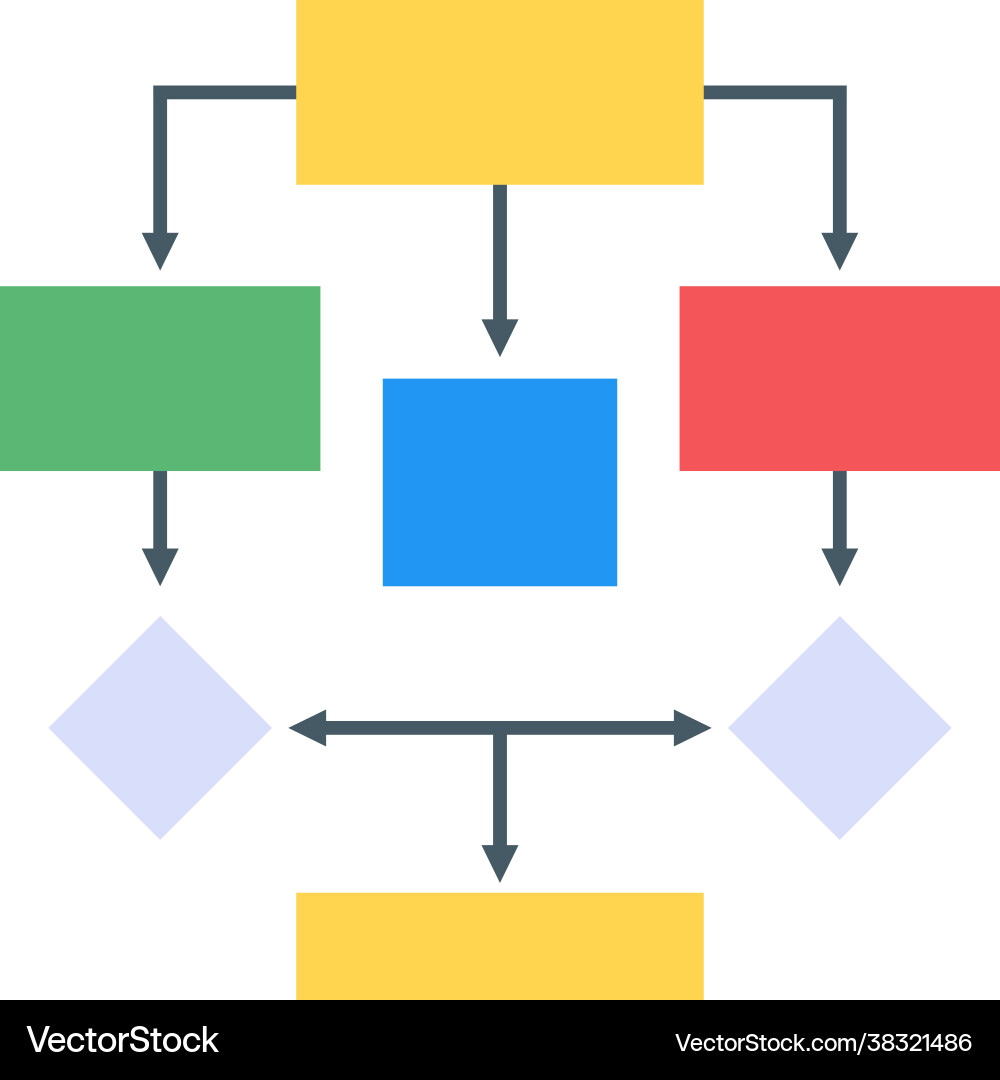 Algorithm infographic Vector Image