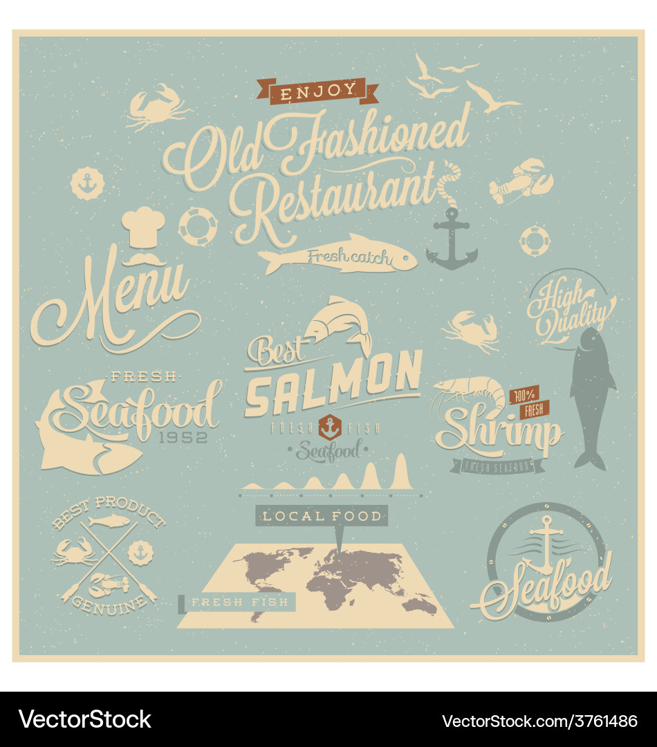 Design elements vector image