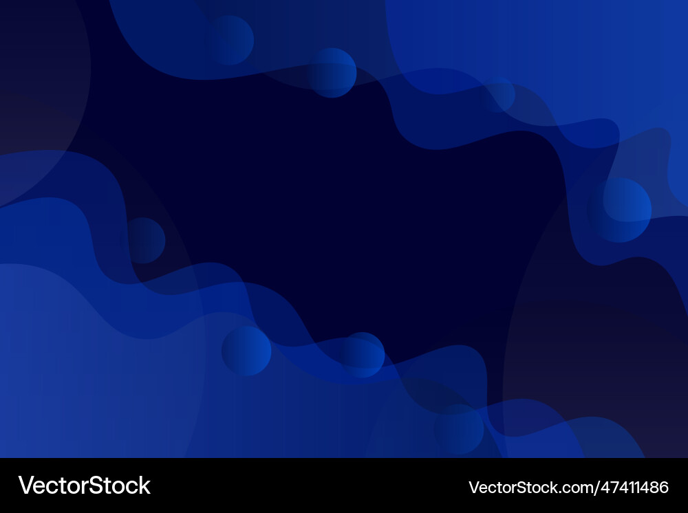 Gradient transparent wave shape background Vector Image