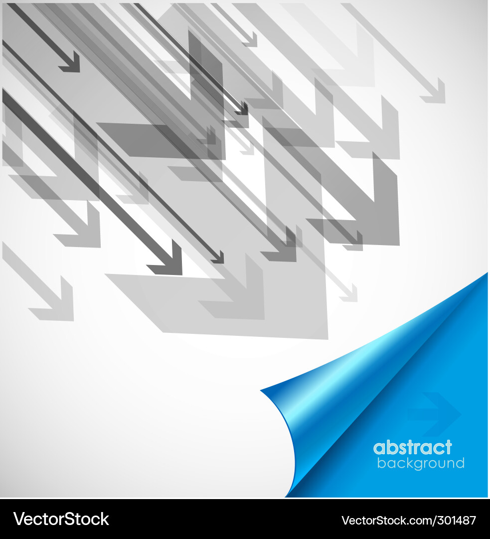 Abstract Arrow Background vector image