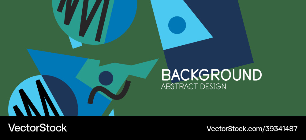 Abstract background with blocks lines geometric Vector Image