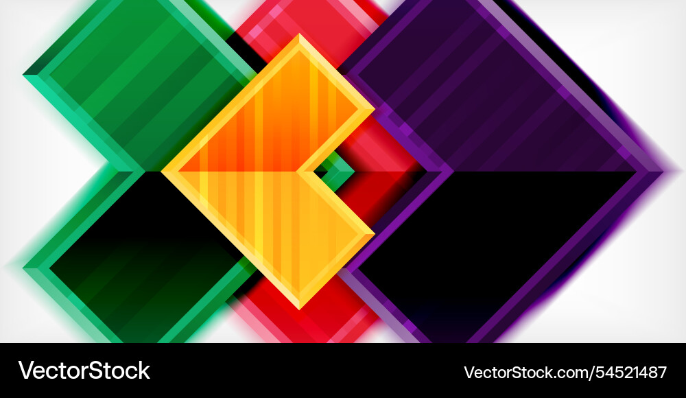 Arrow symbols created with 3d effects and line Arrow symbols created with 3d effects and line Vector Image