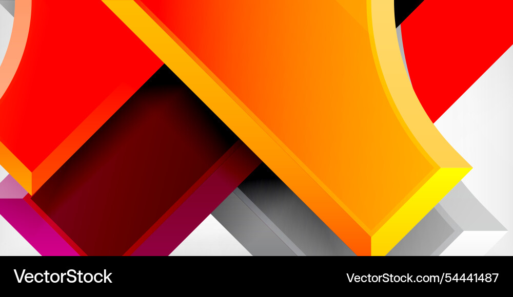 Arrow with round elements color geometric shapes Arrow with round elements color geometric shapes vector image