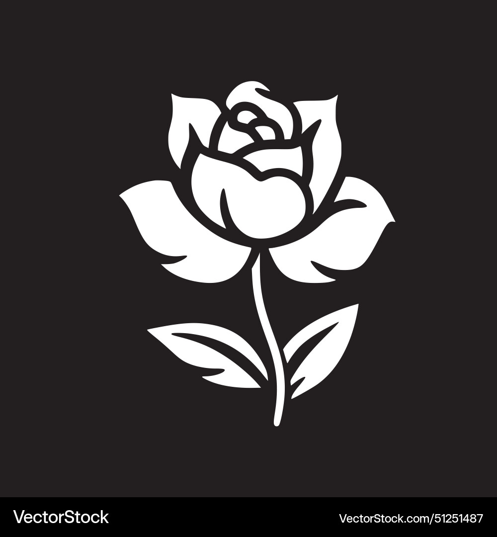 Blume - schwarz und weiß Blume - schwarz und weiß vektorbild