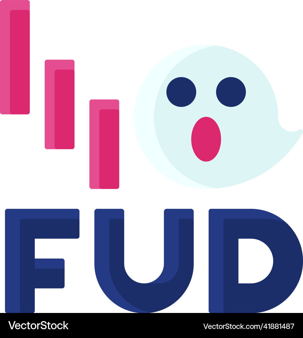 Fud icon crypto related – Royalty-Free Vector | VectorStock