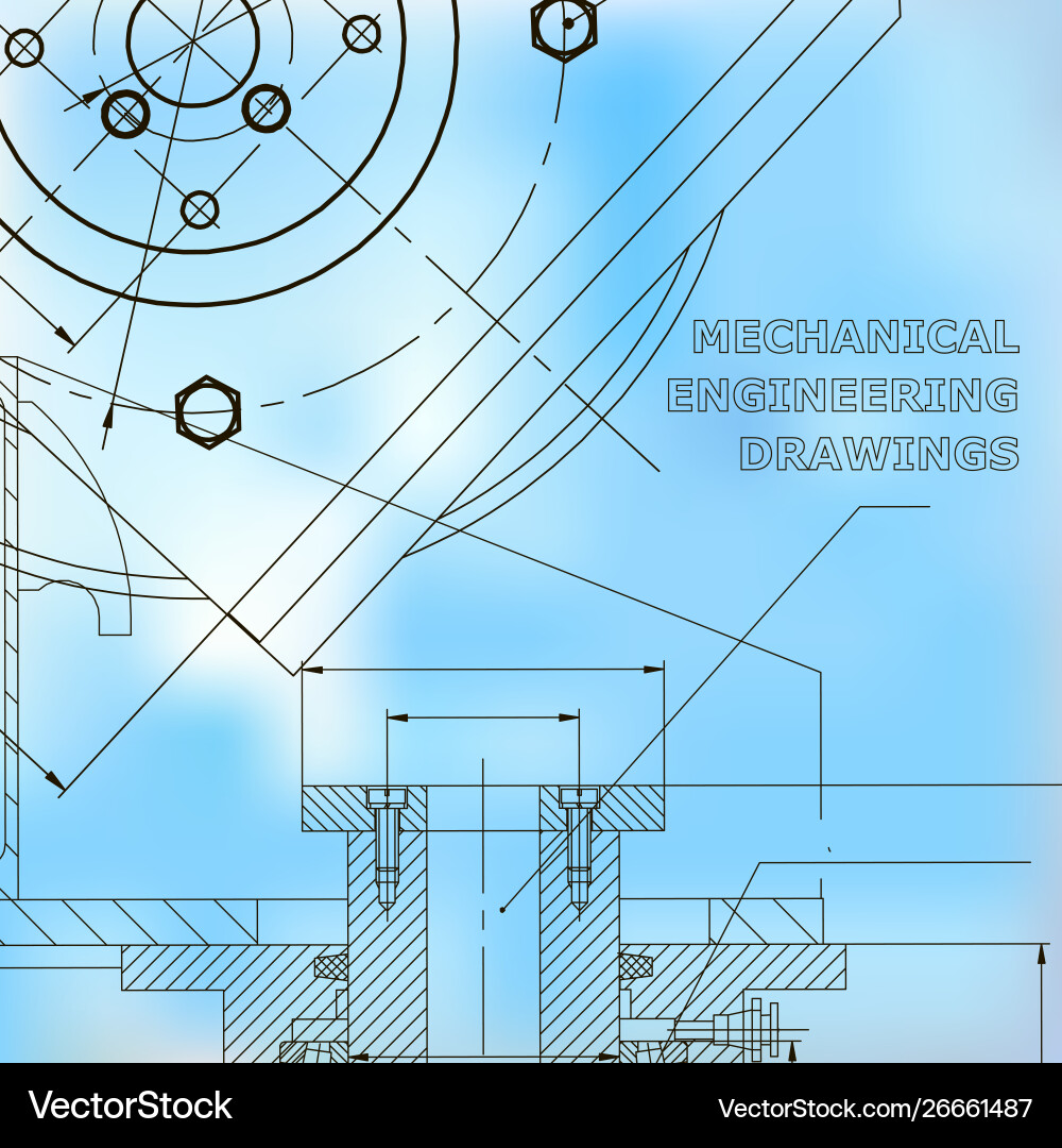 Mechanics technical design engineering style Vector Image