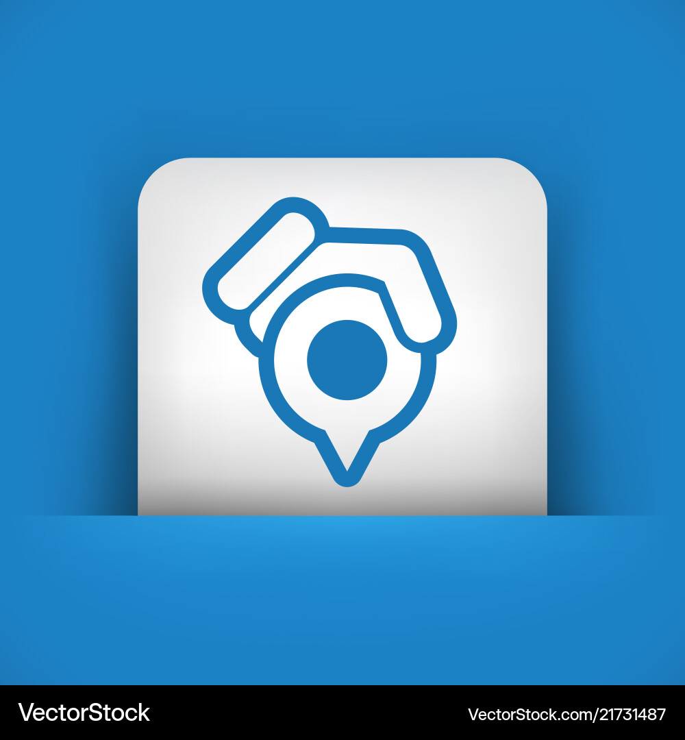 Position pointer icon Vector Image