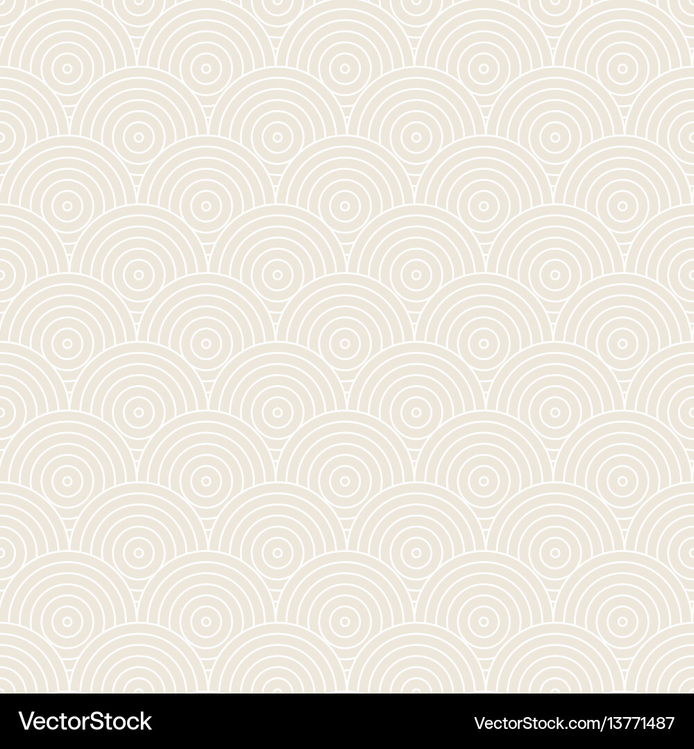 Seamless Circle Pattern vector image