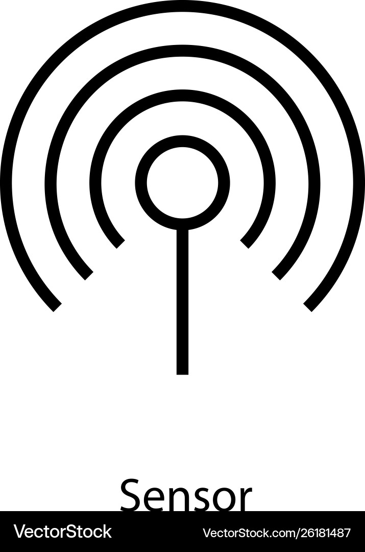 Sensing element vector image