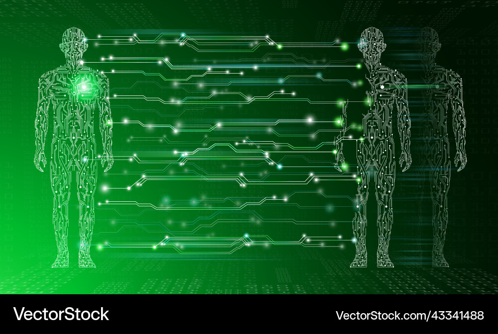 Technology and science concept Royalty Free Vector Image