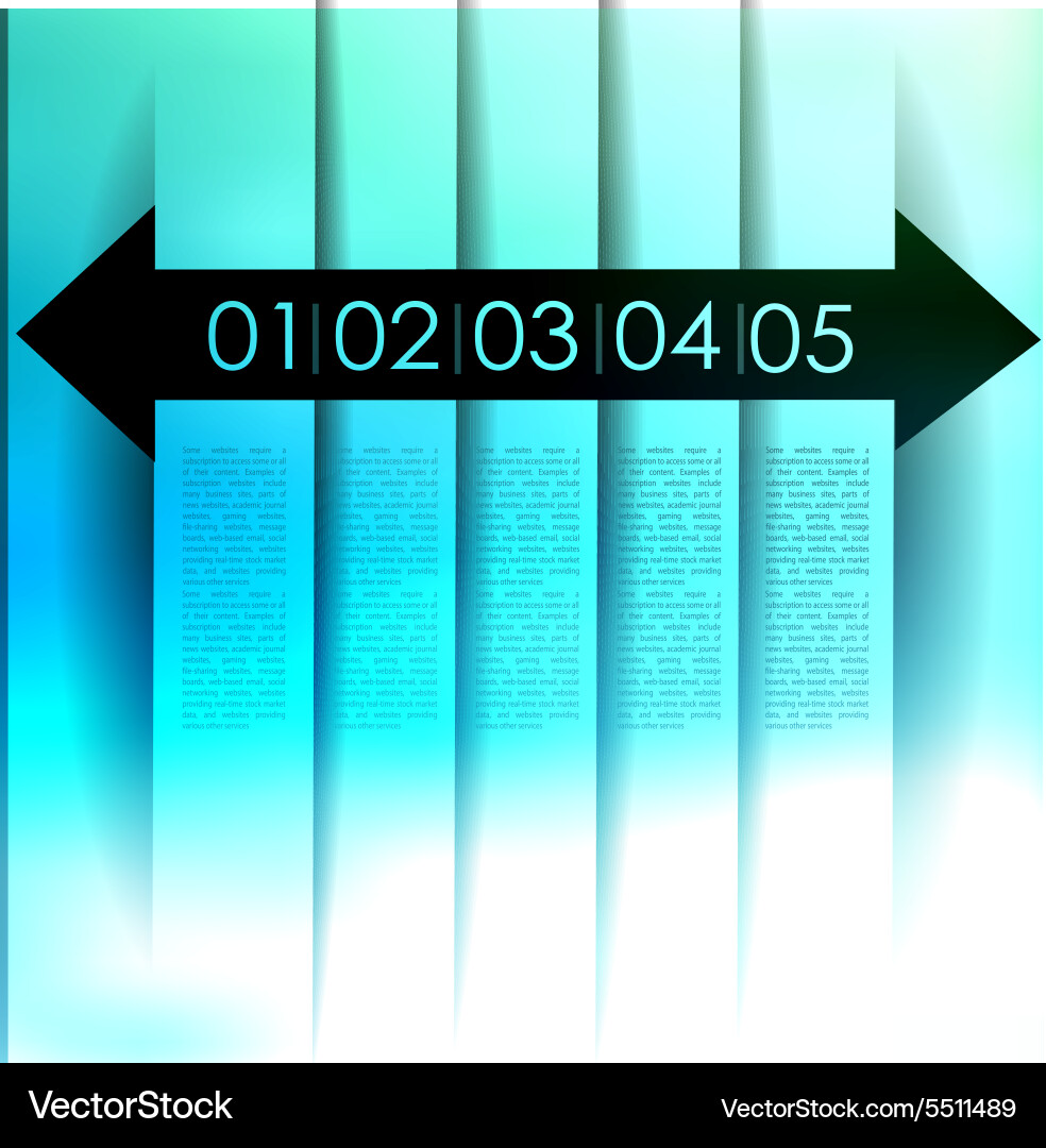 Abstract background number line Vector Image