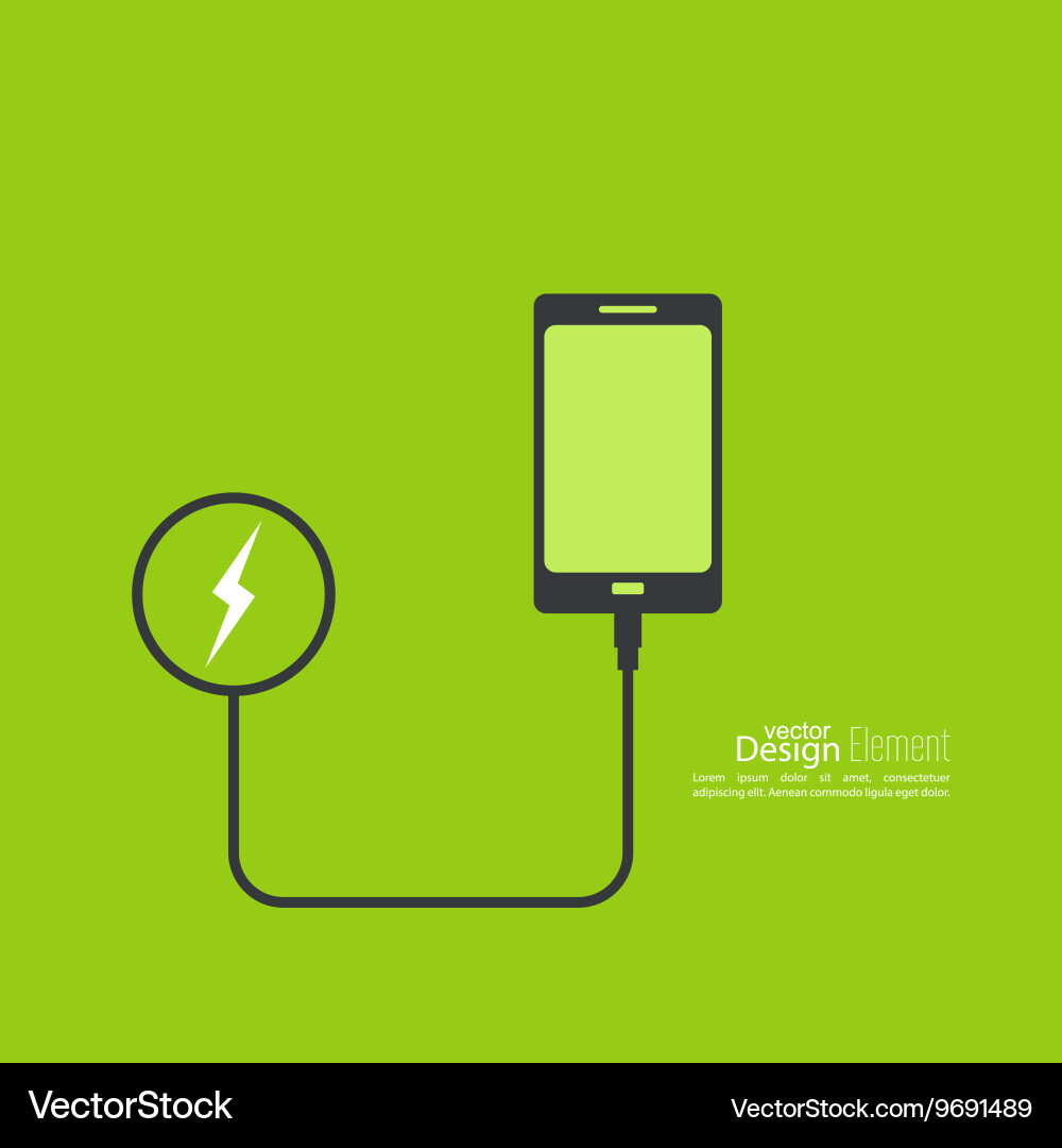 Abstract background with charge Vector Image