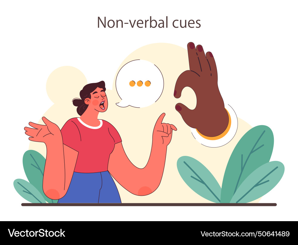 Active listening skill attentive business Vector Image