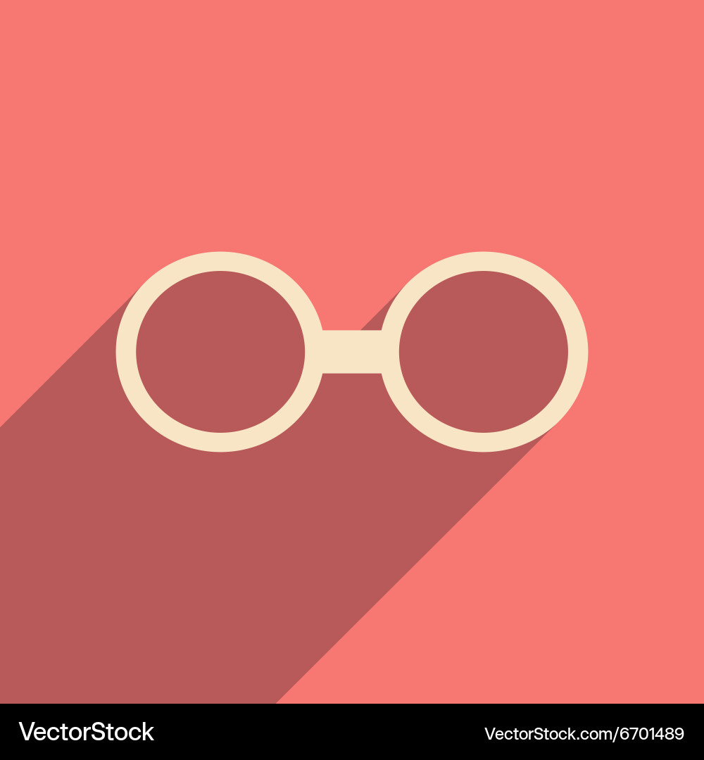 Flat with shadow icon and mobile application Vector Image
