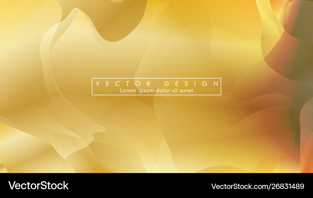 Golden yellow background wave pattern Golden yellow background wave pattern vector image
