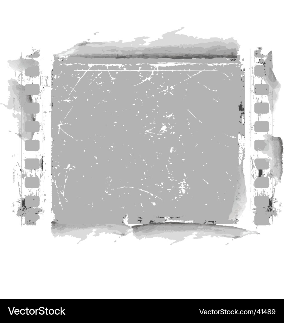 Vintage Film Frame - Grunge Texture vector image
