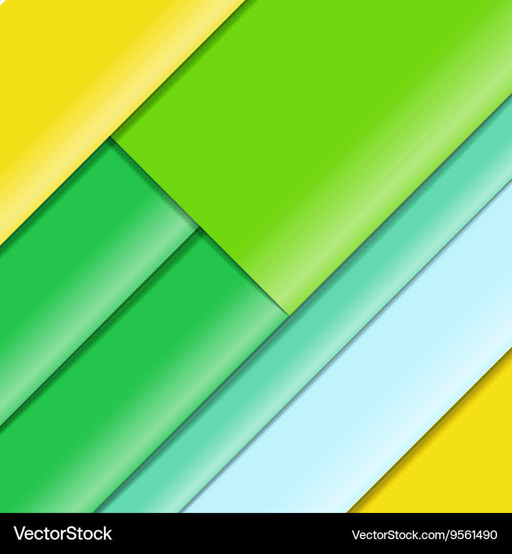 Abstract background of color paper sheets template vector image