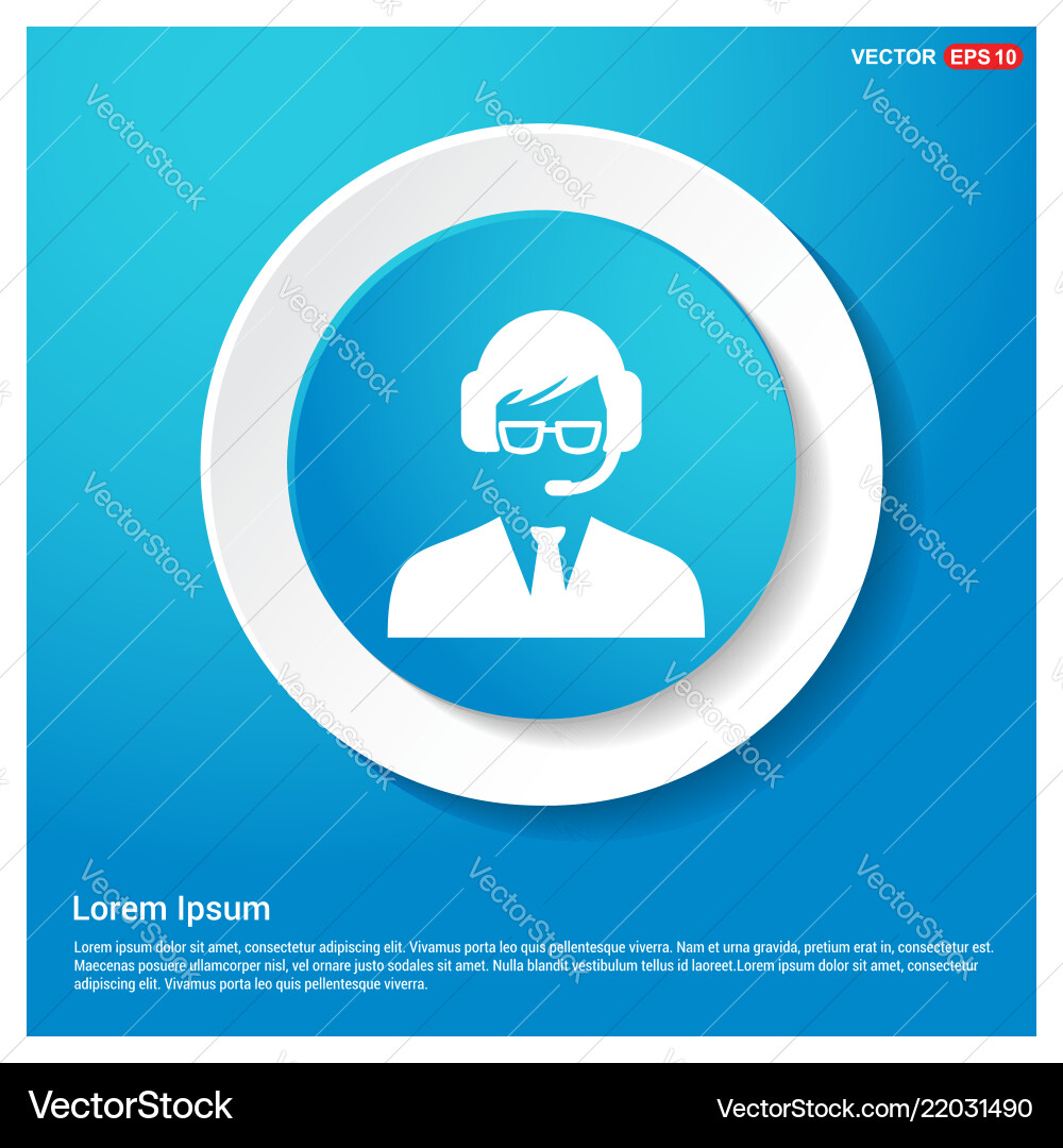 Call user icon Call user icon vector image