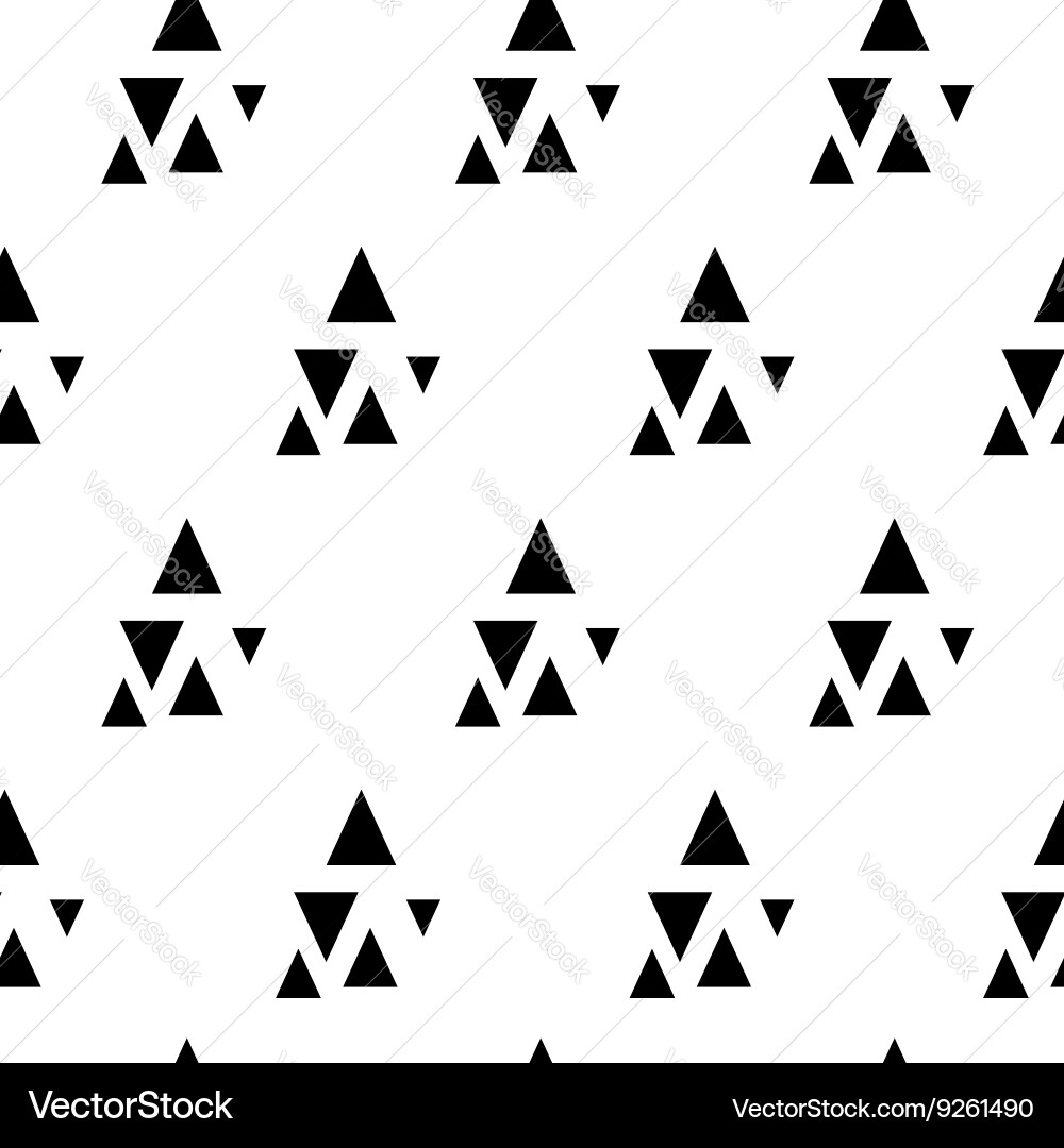 Geometric Triangle Pattern Vector Image
