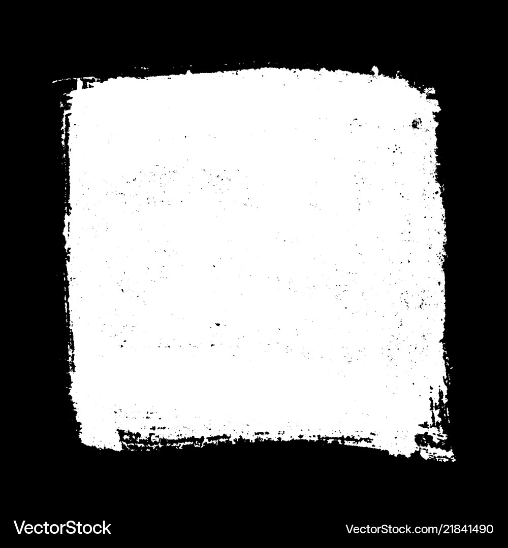 Grunge Textured Square Background Vector Image