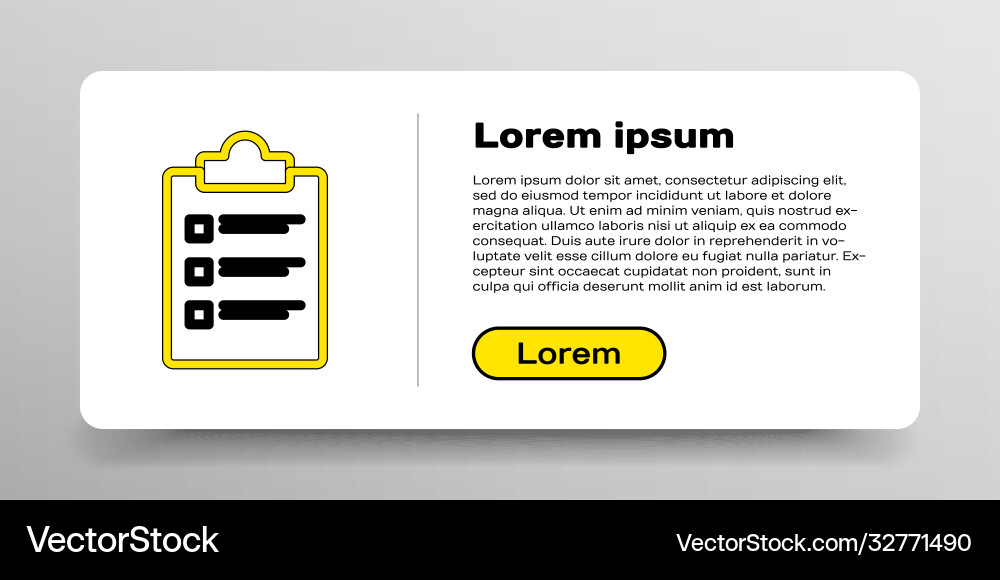 Line clipboard with checklist icon isolated Line clipboard with checklist icon isolated vector image