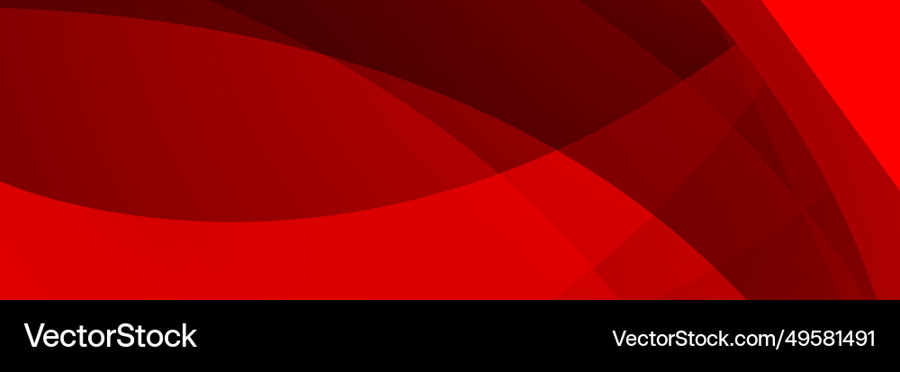 Modern red abstract web banner background Modern red abstract web banner background vector image