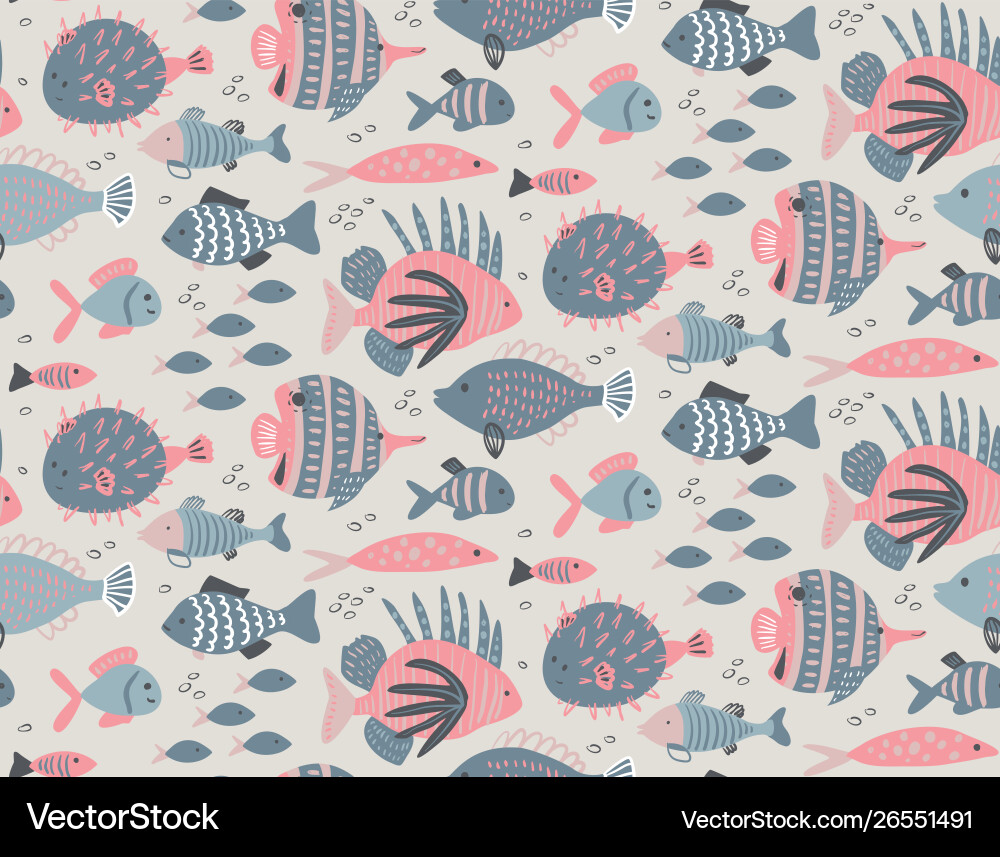 Seamless pattern with different colorful Seamless pattern with different colorful vector image
