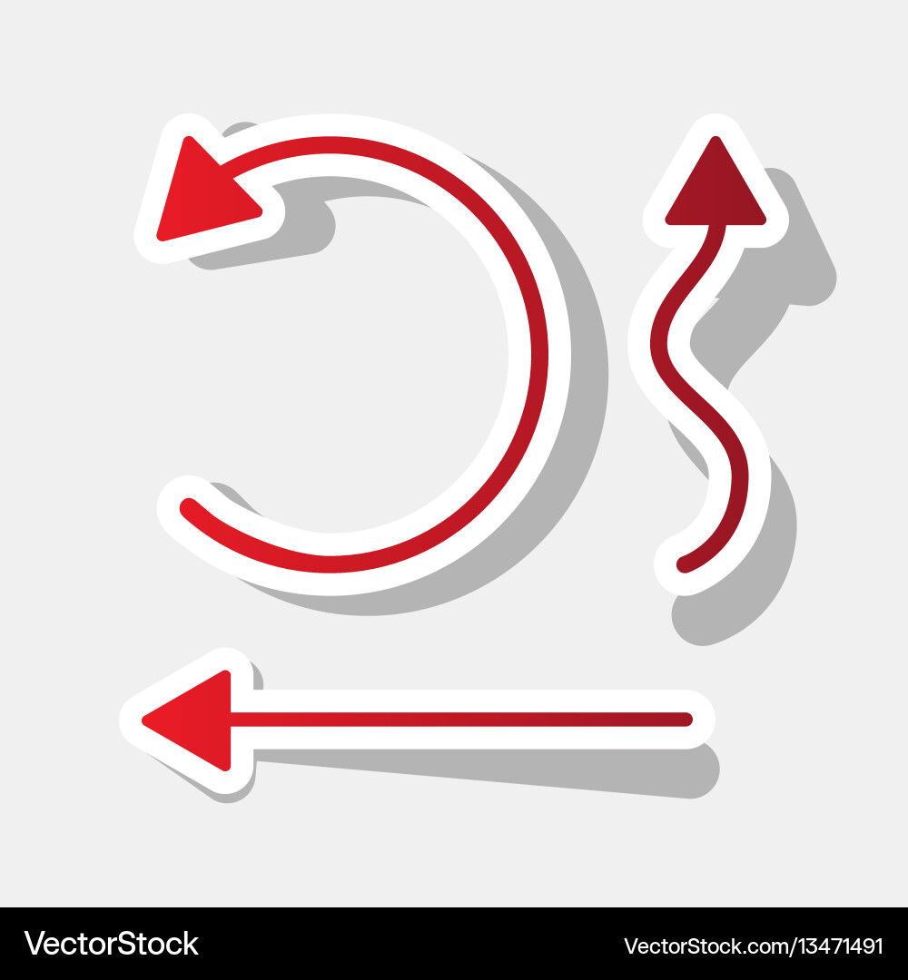 Simple set to interface arrows new year Simple set to interface arrows new year Vector Image