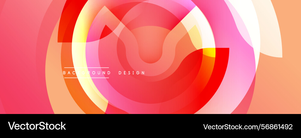 Abstract circular layers create vibrant gradient Abstract circular layers create vibrant gradient vector image