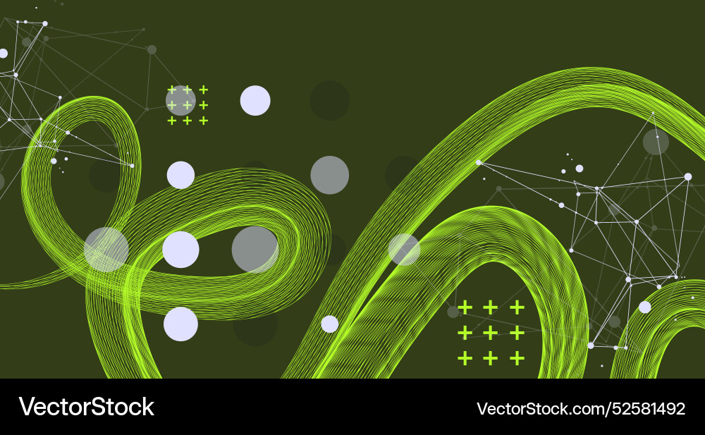Abstract wave is made in a frame style template Abstract wave is made in a frame style template Vector Image