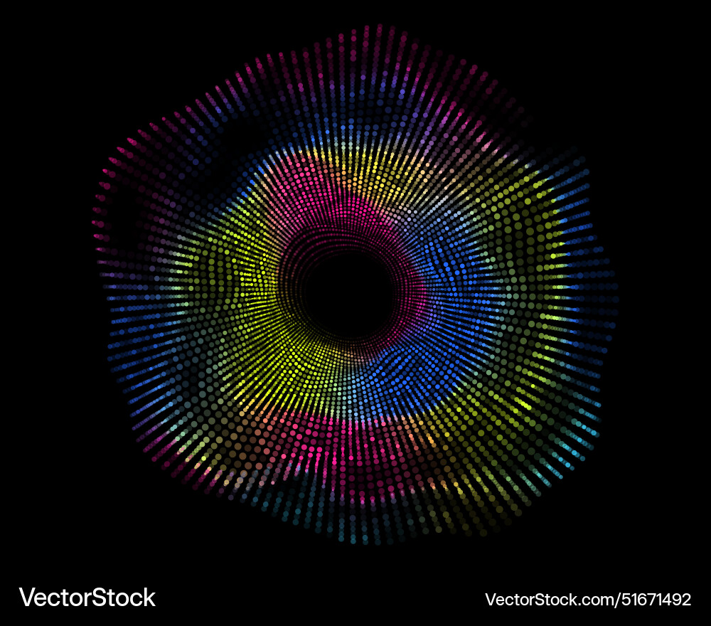 Abstract writhing circle lines of different Abstract writhing circle lines of different vector image