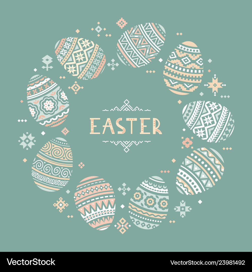 Circular template with place for the text Circular template with place for the text vector image