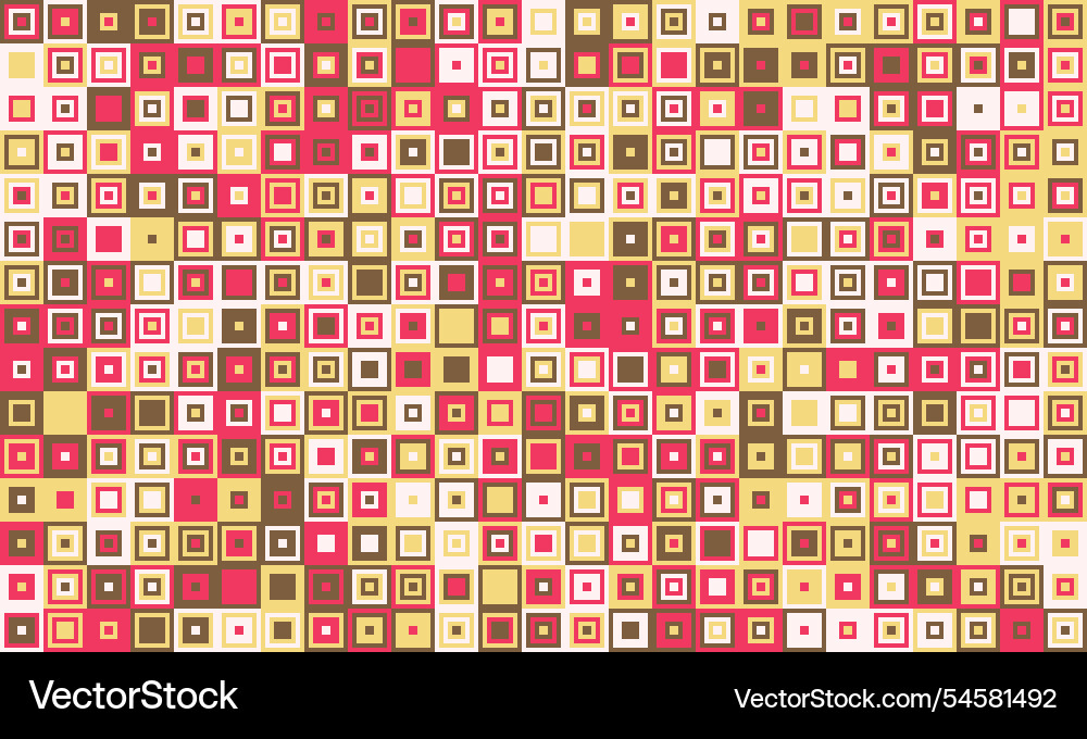 Colorful geometric grid pattern with minimal vector image