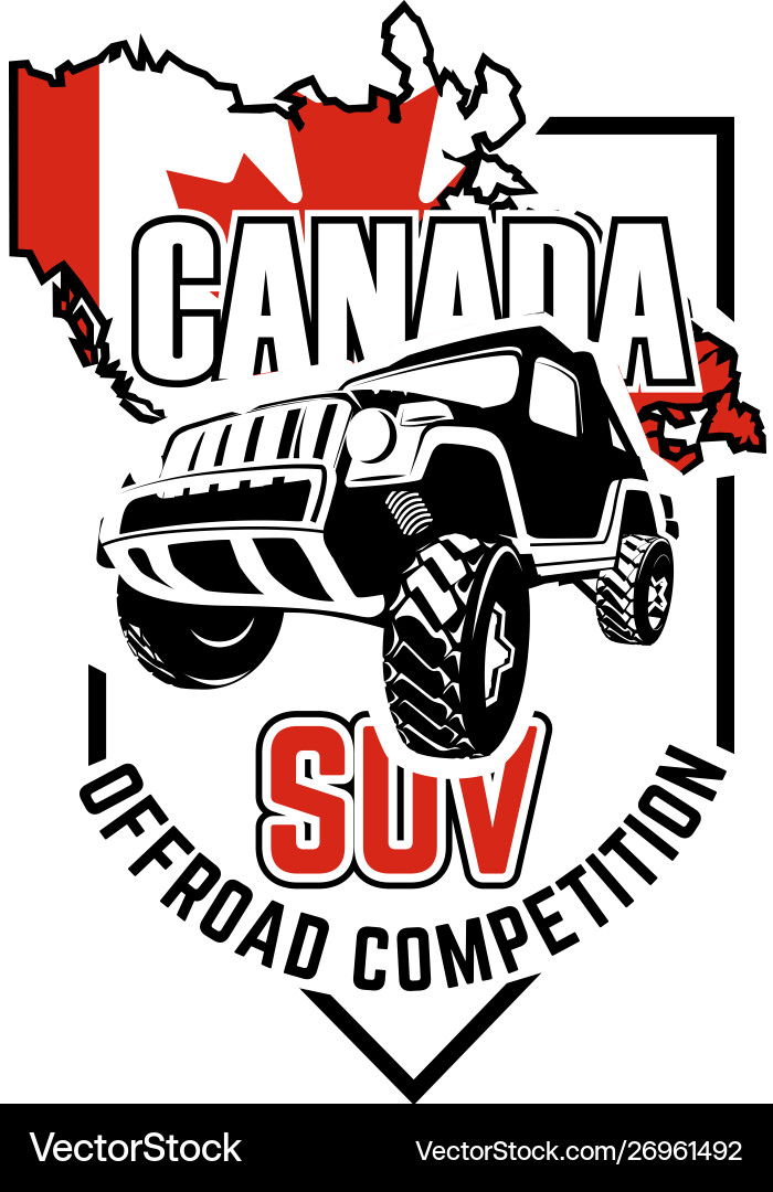 Off-Road Racing Logo Template Vector Image