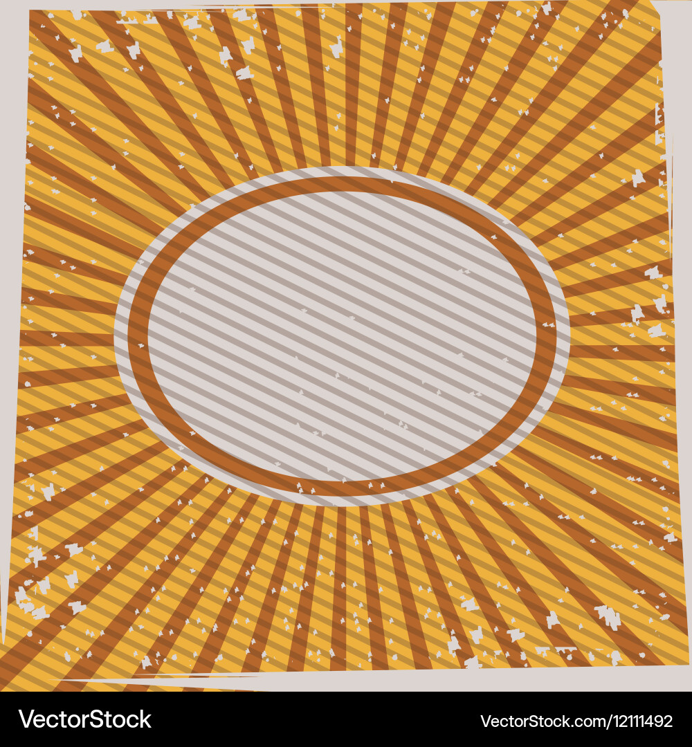 Retro background with label design vector image