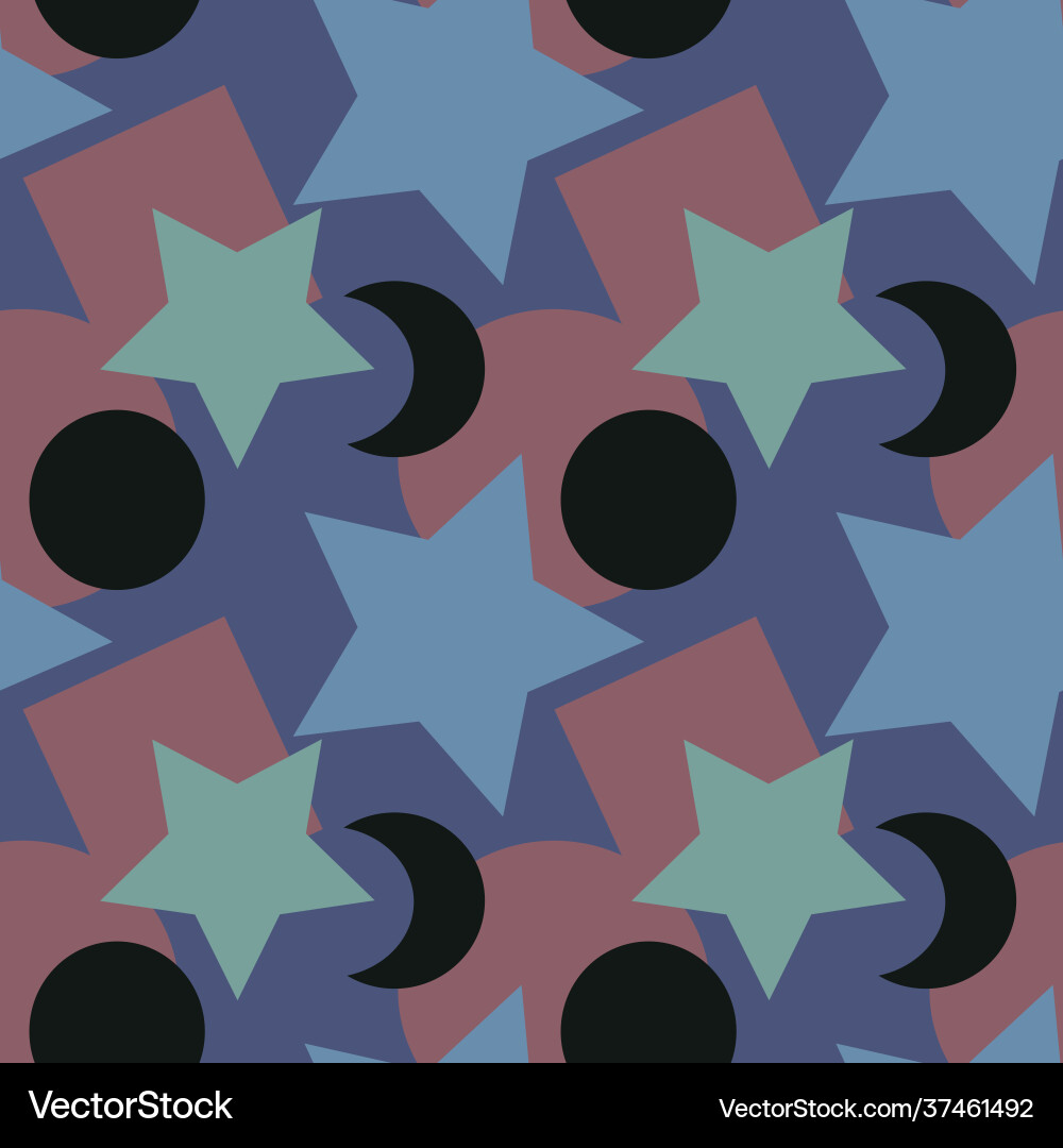 Seamless texture pattern on a square background vector image