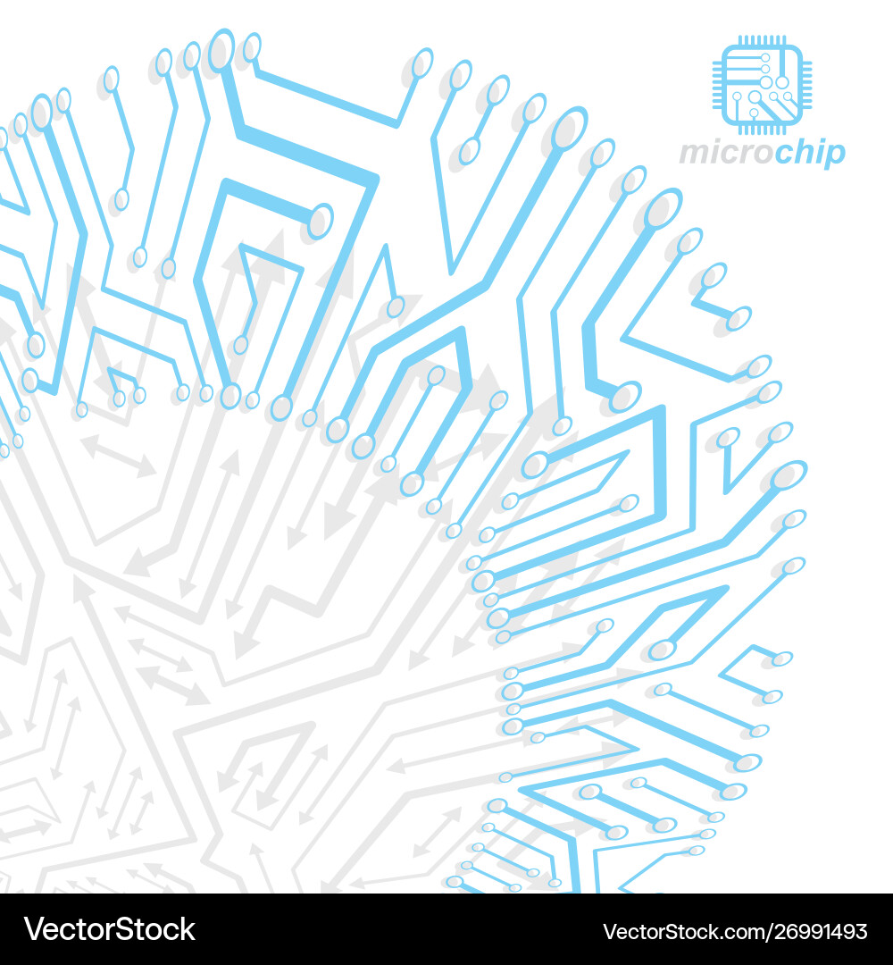 Abstract computer circuit board technology Abstract computer circuit board technology Vector Image