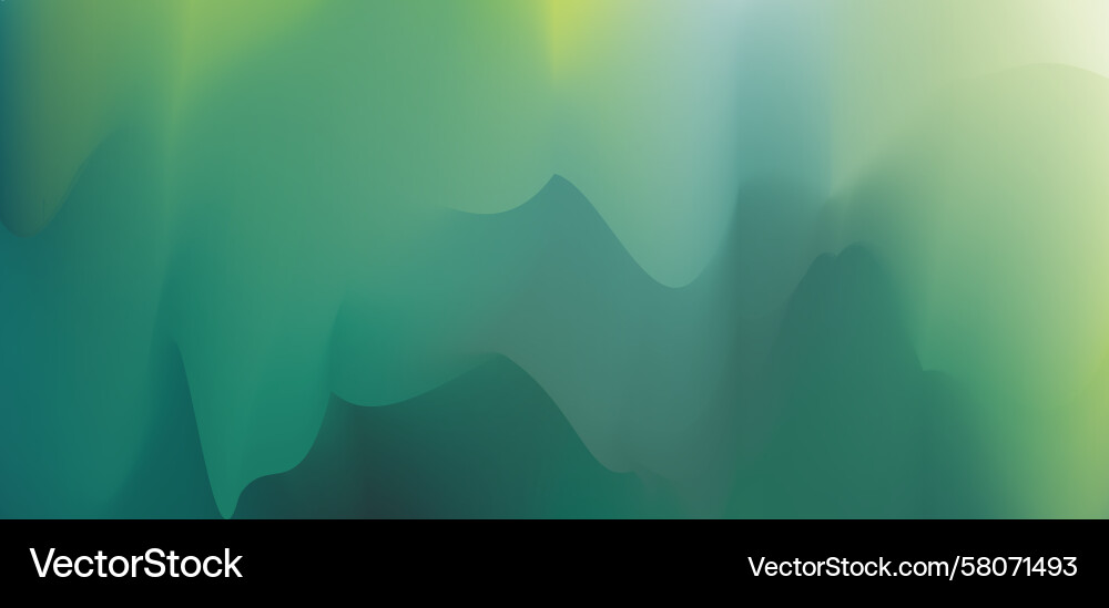 Smooth Gradient Wave Background Vector Image