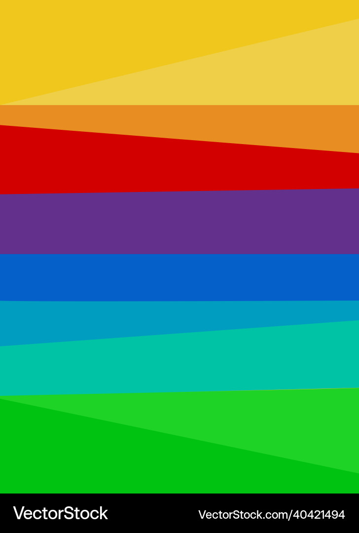 Abstract pattern of curved lines in bright colors Vector Image