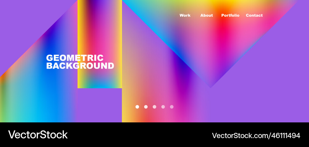 Dynamic lines triangles rectangles geometric Dynamic lines triangles rectangles geometric vector image