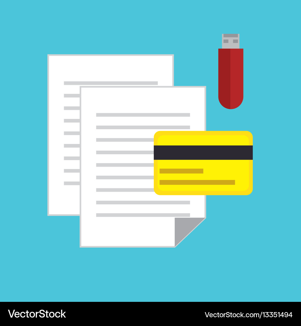 Hacking the system concept icons vector image